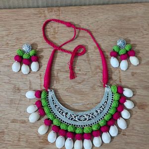 Brand New Rajasthani Hasli Jewellery Set & Earring