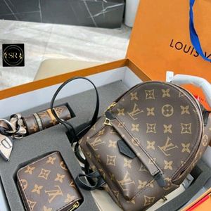 LV GIFT SET OF BAGPACK, LIPSTICK HOLDER& WALLET