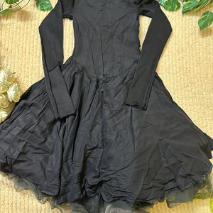 Black colour frock, stylish, Top