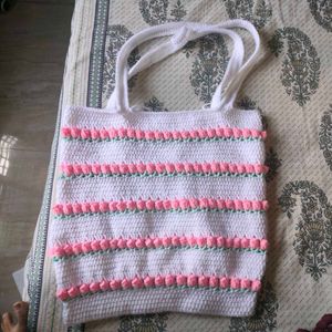 Crochet Tulip Tote Bag