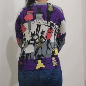 Cute Cartoon Cardigan