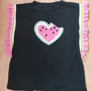 Pink Heart Top