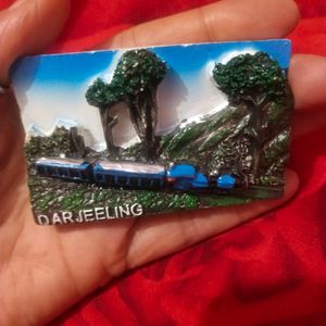 Beautiful Darjeeling Toy Train Fridge Magnet