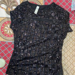 Kazo Black Shine Top