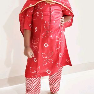 Kurti Bottom Duppata Mask Set