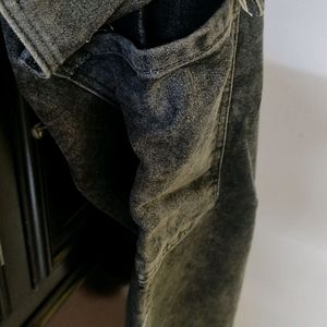 Denim Jogger Pants