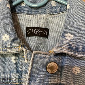 New W Tag, Rio Girls Denim Jacket, 8-9 Yrs