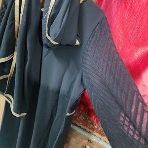 Black Anouk Kurta And Dupatta Set