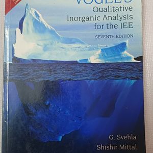 Qualitative Inorganic Analysis For The JEE