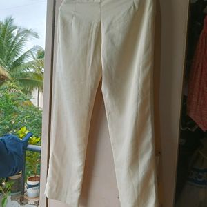 Cream Suit Trouser