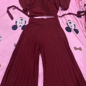 Maroon Jumpsuit For Women