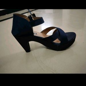 Blue High Heels