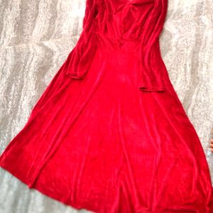 Red Velvet Gown