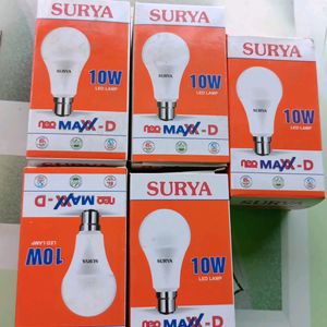 Pack Of 5 Surya Led 10 Watt