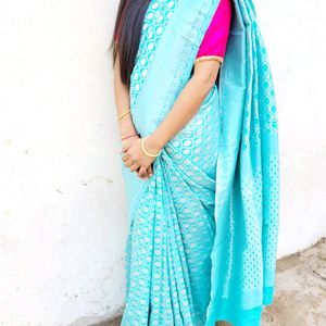 Sea Green Saree