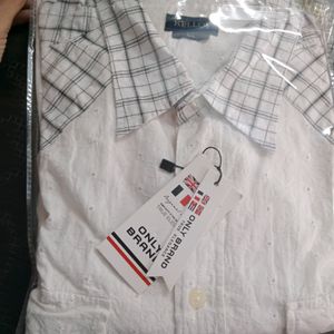 Original Brand Chikankari Hakoba Design Shirt