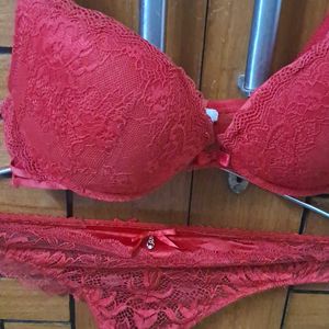 Combo Of Four Imported Fabric Bra N Panty