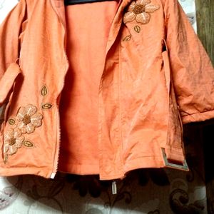 Designer Branded Leather Woollen Jacket