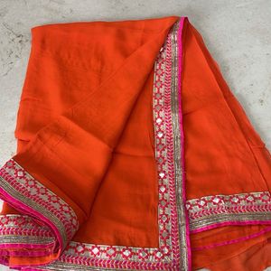 Pure Georgette Saree