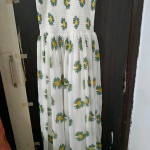 Cute Korean Aesthetic Floral Dress