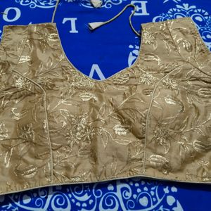 Party Wear Mirror Work Saree Blouse Petticoat