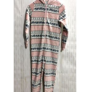 Soft and Thick Hoodie Jumpsuit For Girl's