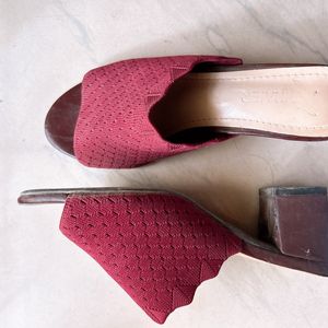 Maroon Heels  Size -36