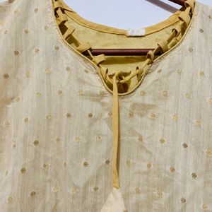 Cream Kurtha