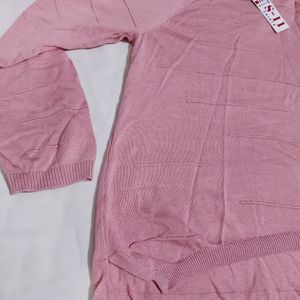 Pink Woolen Soft Top