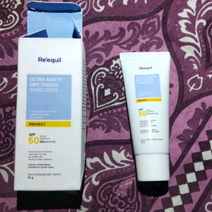 Re'equil Ultra Matte Dry Touch Sunscreen