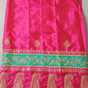 Rani pink saree