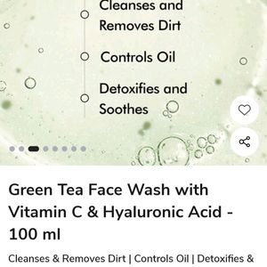 M Caffeine Naked Detox Green Tea Facewash