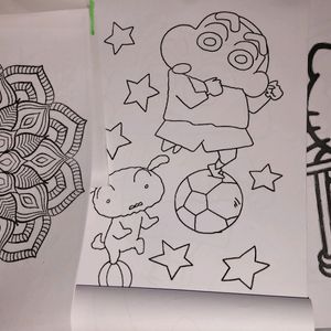 100 + Colouring Pages