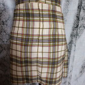 Vintage Checked Skirt