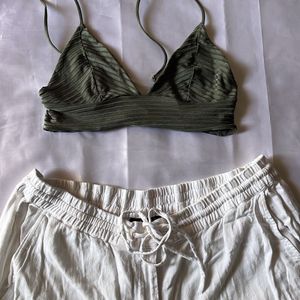 H&M Olive Green Bralette