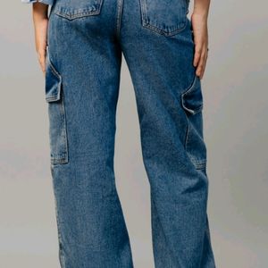 Blue Cargo Jeans