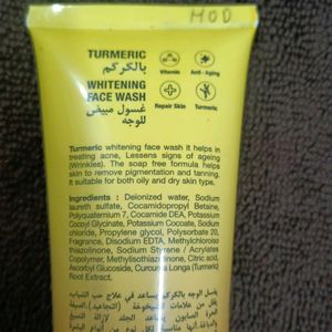 Turmeric ( WHITENING FACE WASH )