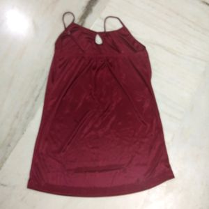 Single Piece Satin Short Length Night Dress