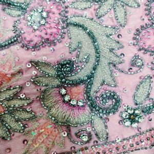 Beautiful Fully Embroidered Pink,Moti,Pearl Suit.❤