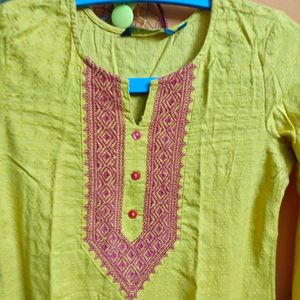 Yellow Kurti