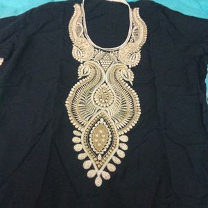 🆕 Black Attractive Kurti XXL Size