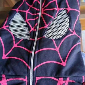 SPIDERMAN HOODIE SEE THRU EYES