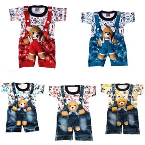 Baby Boy's and Girl's Cotton with teddy attached Wear 2 Pieces Clothing