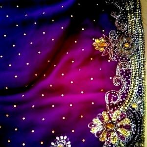 💥Full Stone Work Bridal Saree💥