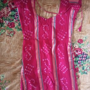 Bandhni Cotten Dress