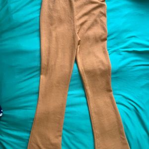 Yellow Bell Bottom  Trouser