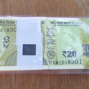 20 Rupees Bundles Banknote