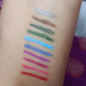 Sale!! 10 Colorful Eyeliner Sticks