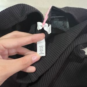 FLARED H&M BLACK PANTS