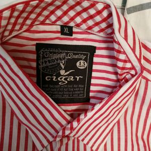 Red And White Lines Shirt